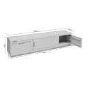 Tv meubel Brussel Brown | 200 cm - Starfurn