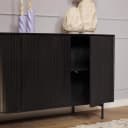 Dressoir Madison Zwart Mangohout 165 cm - Starfurn