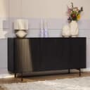 Dressoir Madison Zwart Mangohout 165 cm - Starfurn