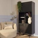 Vakkenkast Madison Black | 90 cm - Starfurn