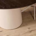 Ronde eettafel Madison Bruin Mangohout 130 cm - Starfurn