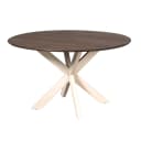 Ronde eettafel Madison Bruin Poot Zand Mangohout 150 cm - Starfurn