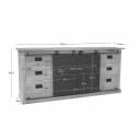 Dressoir Fresno Naturel Mangohout 200 cm - Starfurn