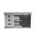 Dressoir Fresno Naturel Mangohout 160 cm - Starfurn