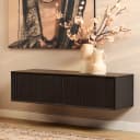 Zwevend tv meubel Madison Black | 120 cm - Starfurn