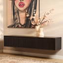 Zwevend tv meubel Madison Black | 160 cm - Starfurn