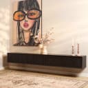 Zwevend tv meubel Madison Black | 240 cm - Starfurn