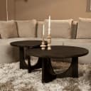 Salontafel Guus | Zwart | 80 cm - Starfurn