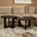 Salontafel Guus | Zwart | 80 cm - Starfurn