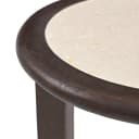 Bijzettafel Vinn Bruin Travertin 45 cm - Starfurn