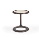 Bijzettafel Vinn Bruin Travertin 45 cm - Starfurn