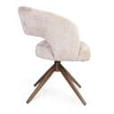 Eetkamerstoel Demi | Beige | Poot Bronze | Met armleuning - Starfurn