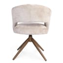 Eetkamerstoel Demi | Beige | Poot Bronze | Met armleuning - Starfurn