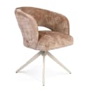 Eetkamerstoel Demi | Cinnamon | Poot Sand | Met armleuning - Starfurn