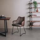 Garda Armstoel - Brown/Brown - Tower Living