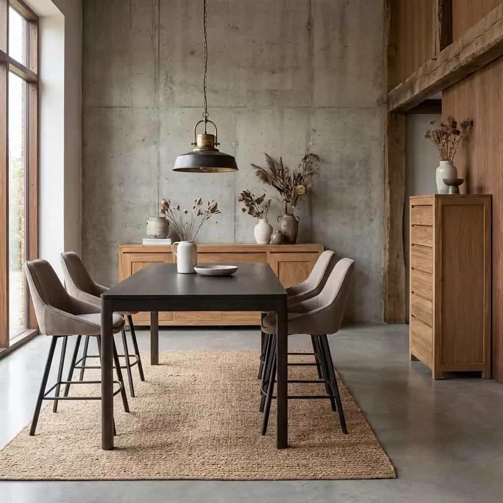 Amalfi Eetkamertafel basalt 200 cm