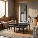Amalfi Salontafel- en Bijzettafelset basalt vanaf 50 cm - Tower Living