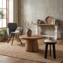 Asti Bijzettafel rond bruin 60 cm - Tower Living