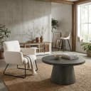 Asti Bijzettafel rond olijfbruin 60 cm - Tower Living