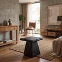 Asti Bijzettafel vierkant zwart 60 cm - Tower Living