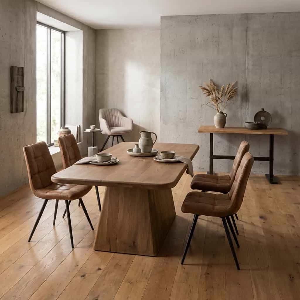 Asti Eetkamertafel bruin 240 cm