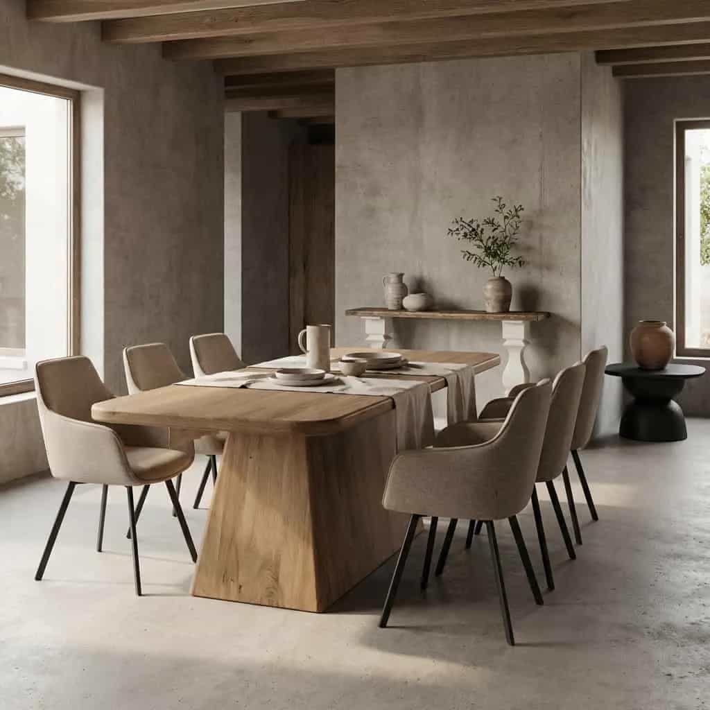 Asti Eetkamertafel bruin 260 cm