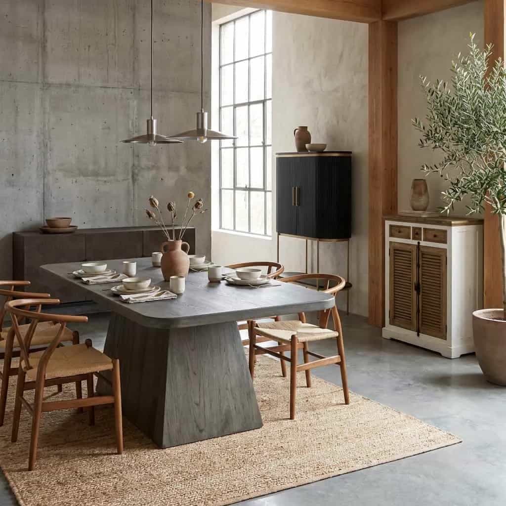 Asti Eetkamertafel olijfbruin 200 cm