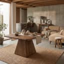 Asti Eetkamertafel vierkant bruin 150 cm - Tower Living