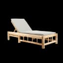 Ligstoel met Wielen Barney Teak - Benoa