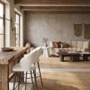 Barstoel Savoy white bouclé - Richmond Interiors