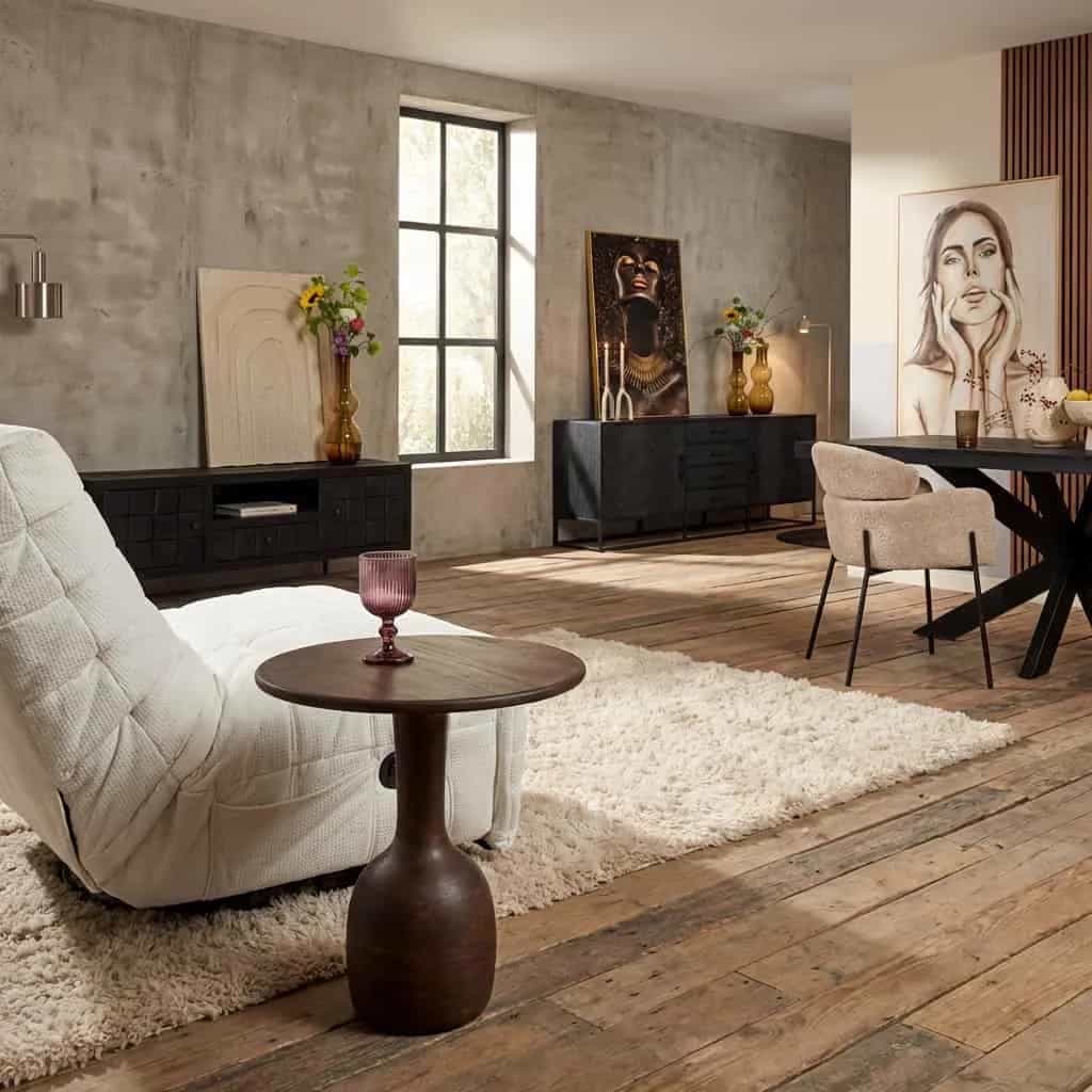 Bijzettafel Donna | Brown