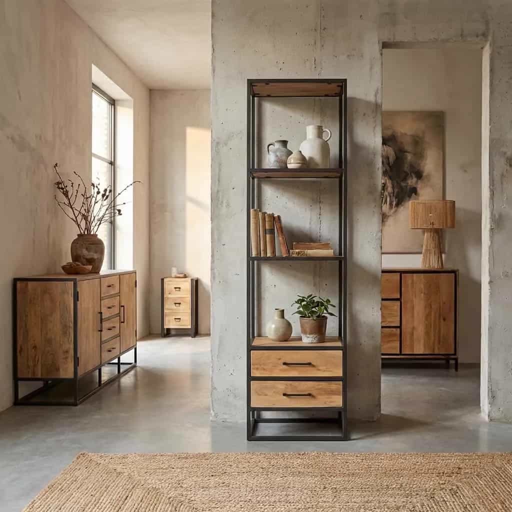 Boekenkast Dakota 2 lades | 55 cm