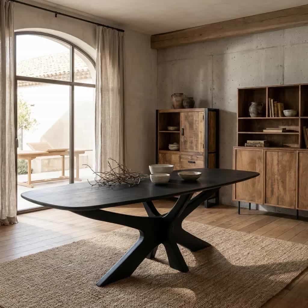 Eettafel Brix Montreaux Black 250cm
