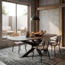 Eettafel Brix Montreaux Brown 220cm - Livingfurn