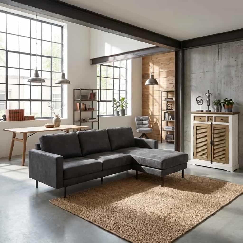 Cambridge 2 5-AL/AR + Chaise R/L - Adore 029 Anthracite Grey