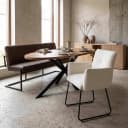 Dante Armstoel - fabric Teddy MJ81 White - Tower Living