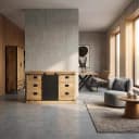 Dressoir Fresno Naturel Mangohout 160 cm - Starfurn