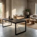 Eettafel Britt Zwart 220 - Benoa