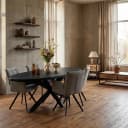 Eettafel Denver Black | 300 cm | Ovaal - Starfurn