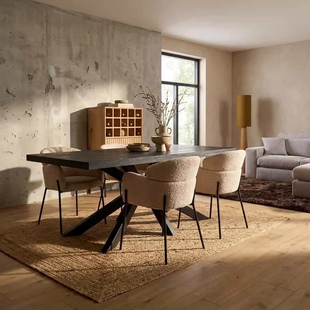 Eettafel Denver Black | 300 cm | Rechthoek