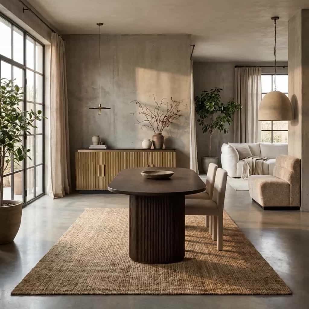 Eettafel Kingston brown 280
