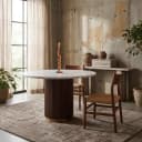 Eettafel Mayfield brown 120Ø - Richmond Interiors