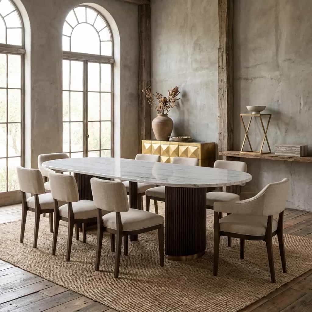 Eettafel Mayfield brown 250