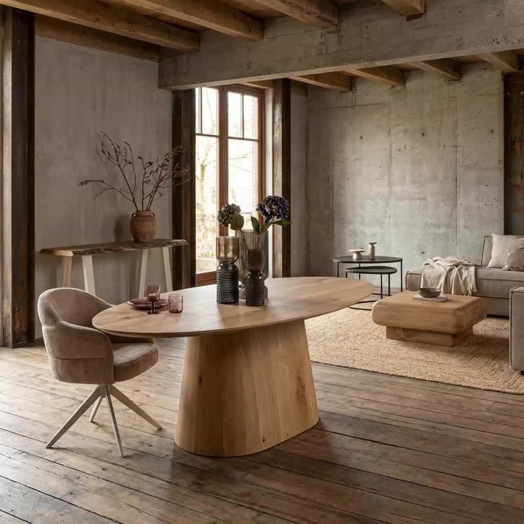 Eettafel Riga | 240 cm | Naturel Eiken