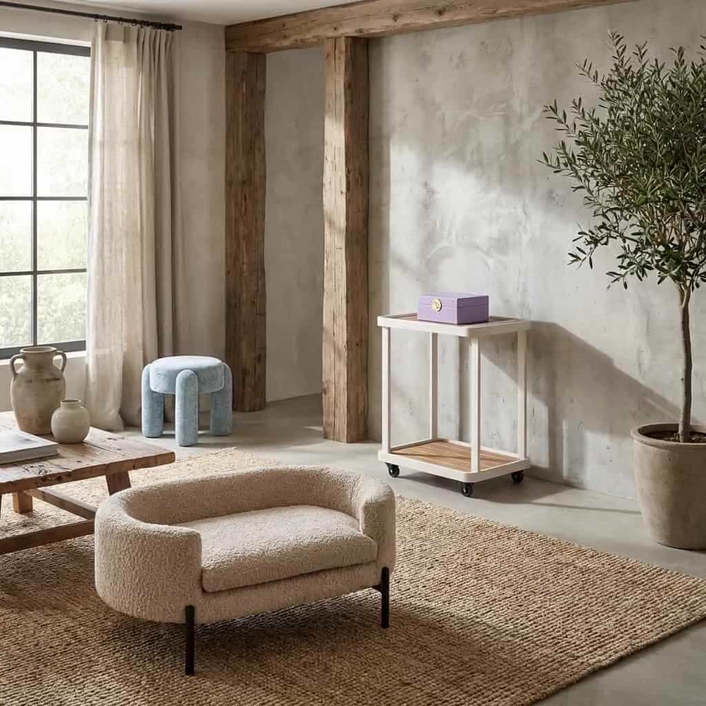 Hondenbed Dolly sheep natural