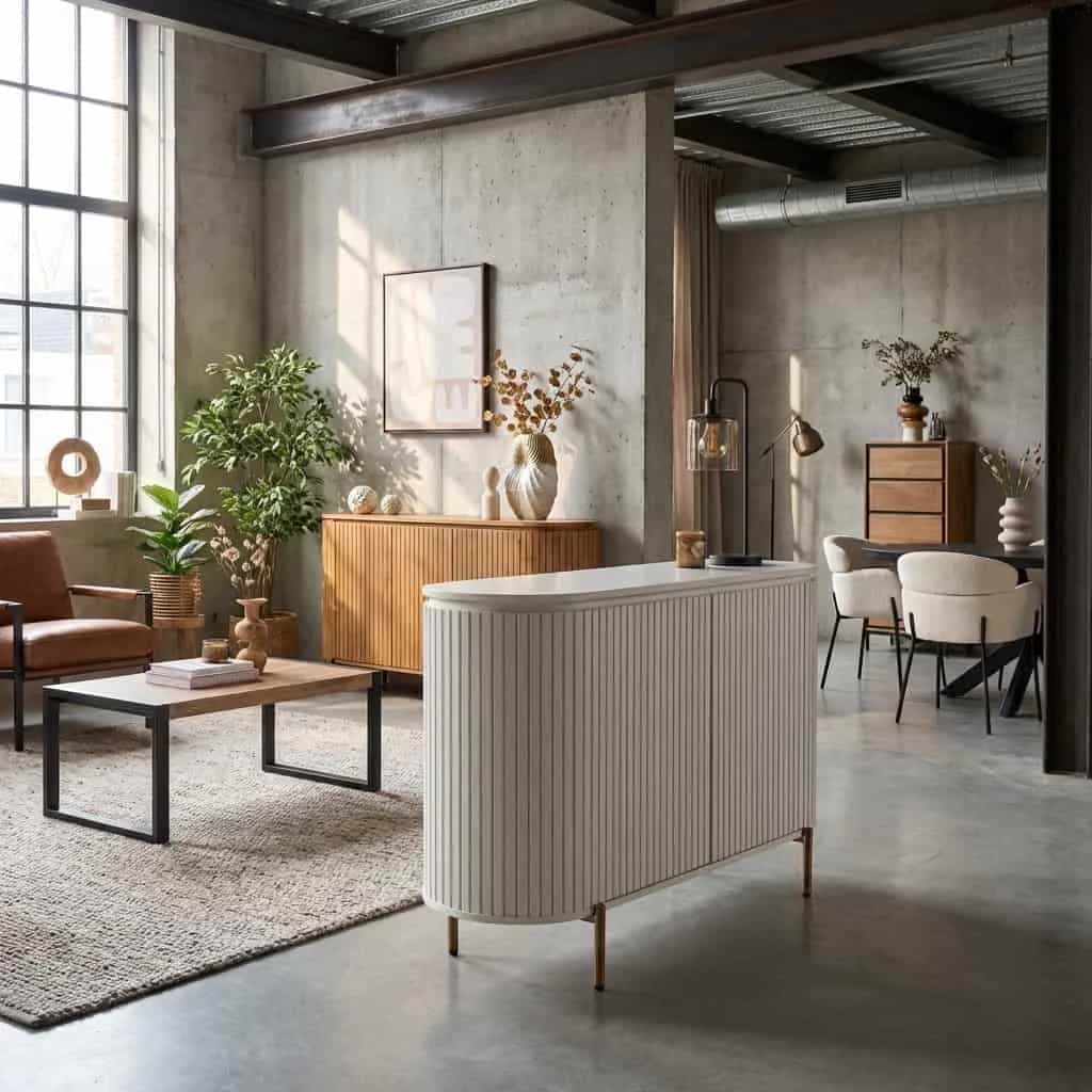 Kabinet kast Solana Zand Mangohout 115 cm