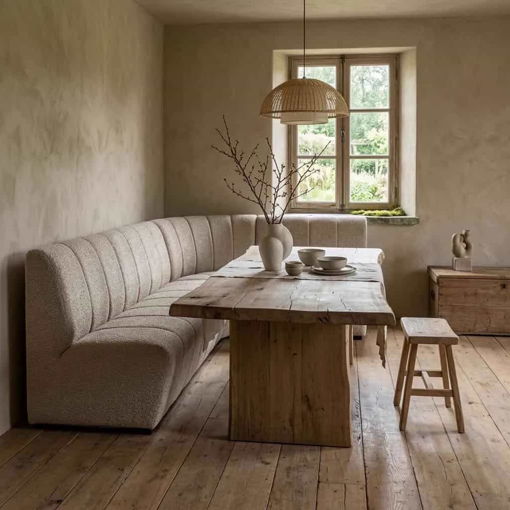 Eetkamer hoekbank Leda