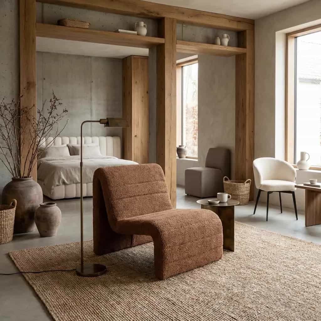Lounge stoel Kelly lovely cinnamon
