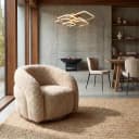 Lounge stoel Lenny yakety sand swivel kids - Richmond Interiors