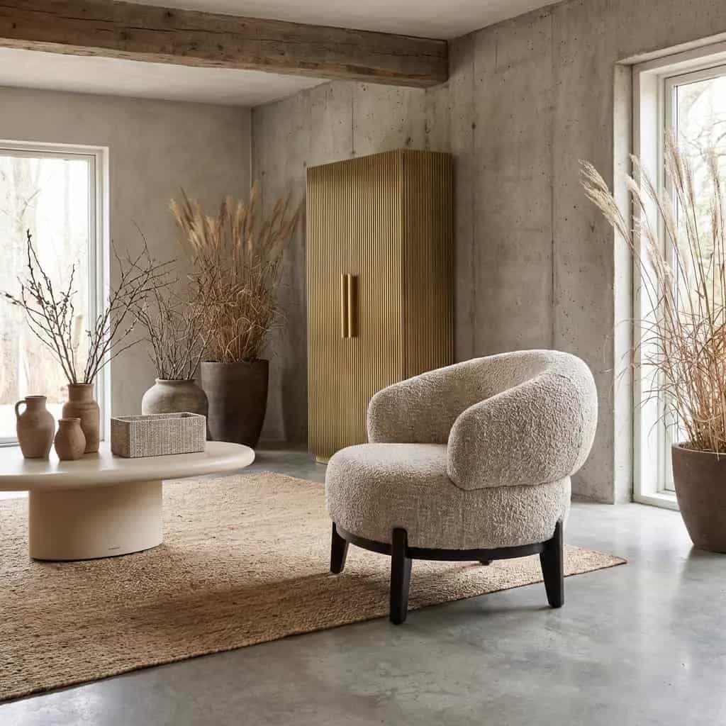 Lounge stoel Montana trendy nature
